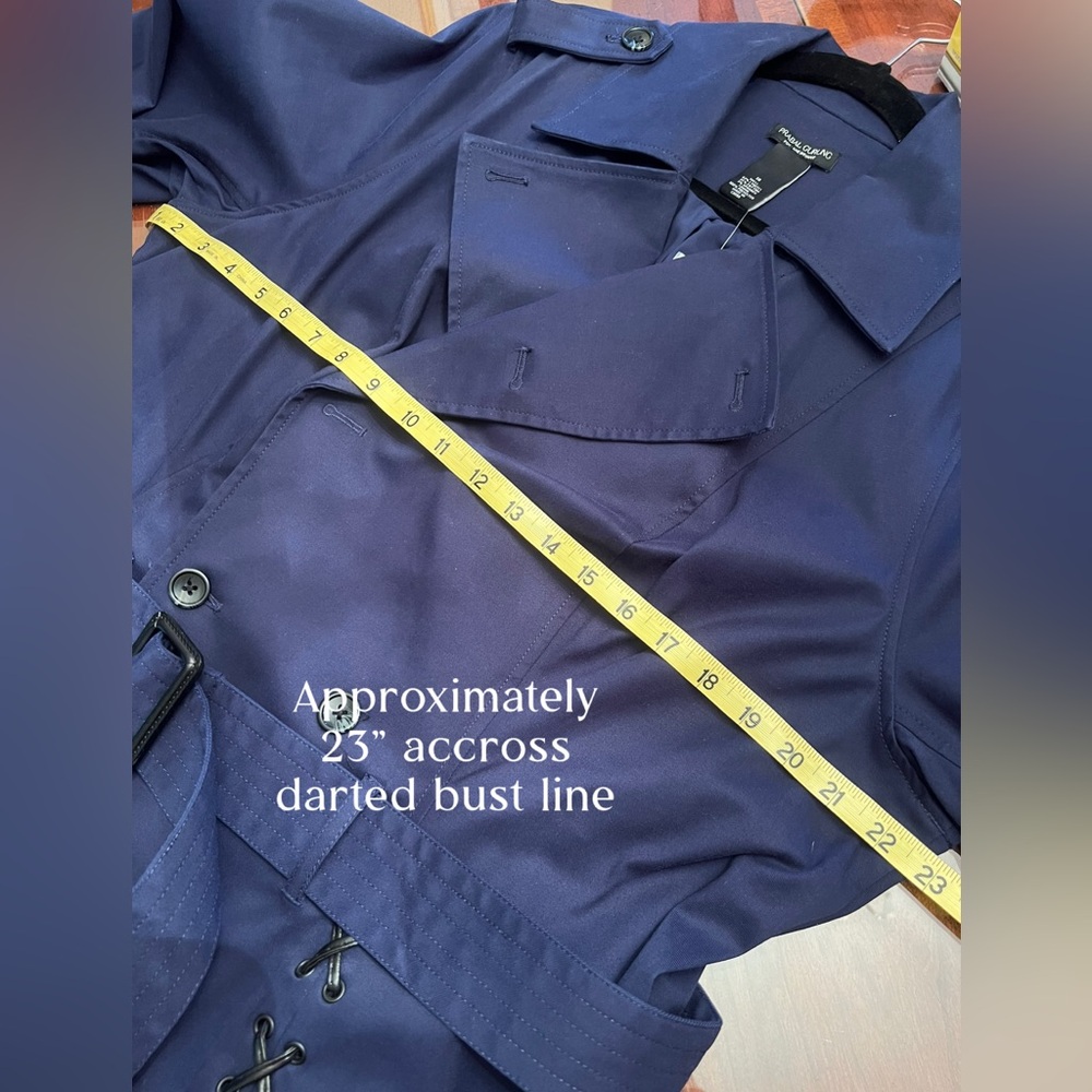 Lace-Up Detail Trench Coat by Prabal Gurung for Lane Bryant - Picture 4 of 12